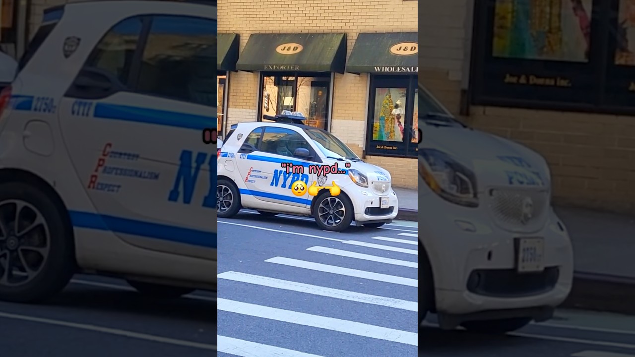 NYPD's Tiny Patrol Car Takes Over the Streets&mdash;and the Memes! 😂 #shorts