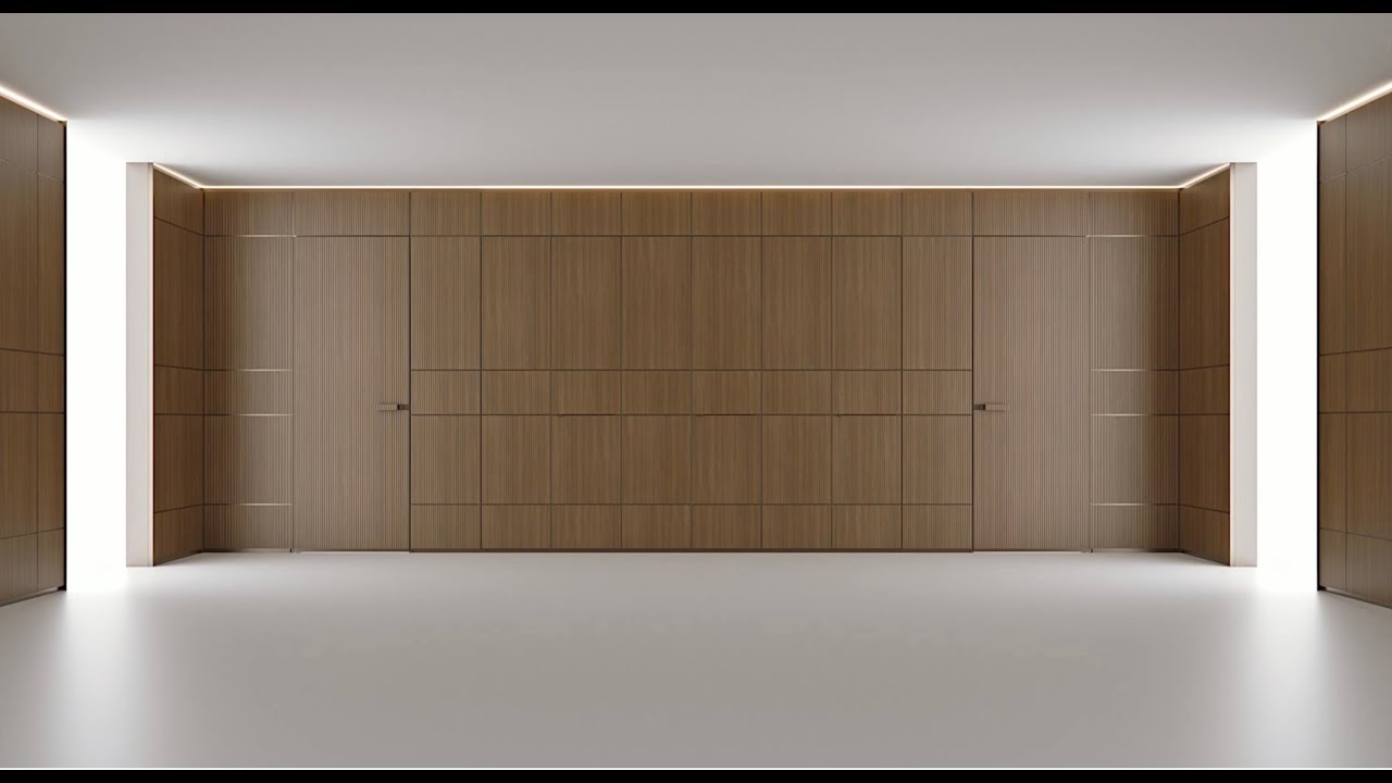 rimadesio modulor luxe wandpanelen met geinegreerde kasten en deuren noctum rotterdam