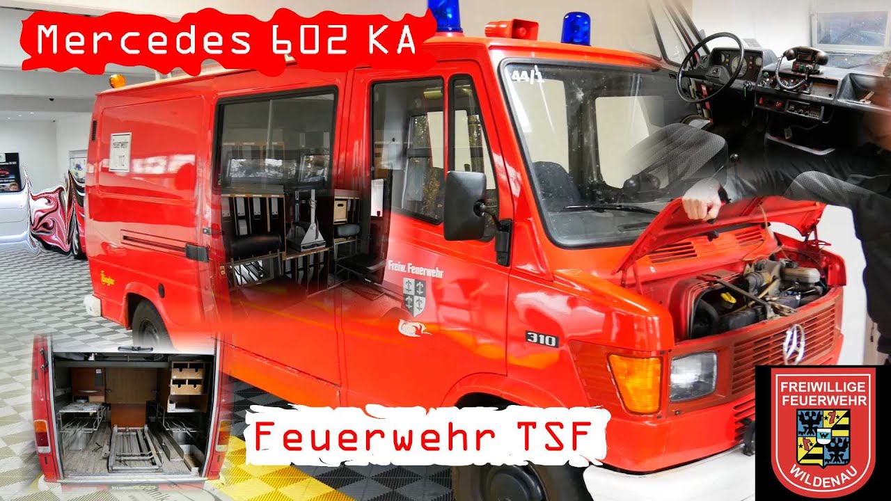 Mercedes 602 KA / Feuerwehrauto TSF / Baujahr 1985 / 1. Hand