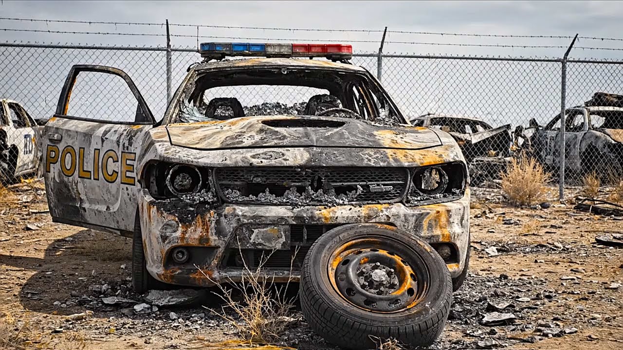 ASMR Full Restoration | Burned-Out American Police Dodge Charger Reborn