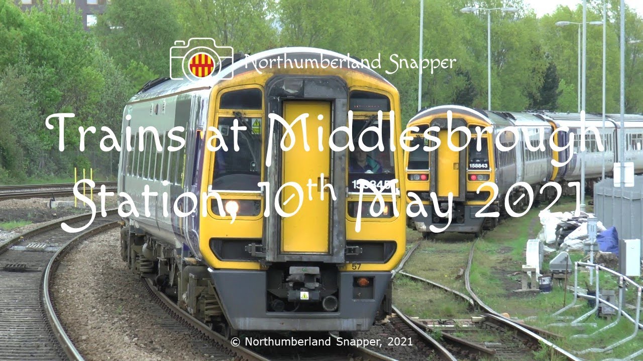 Middlesbrough Station Stoppers and Freight Trains