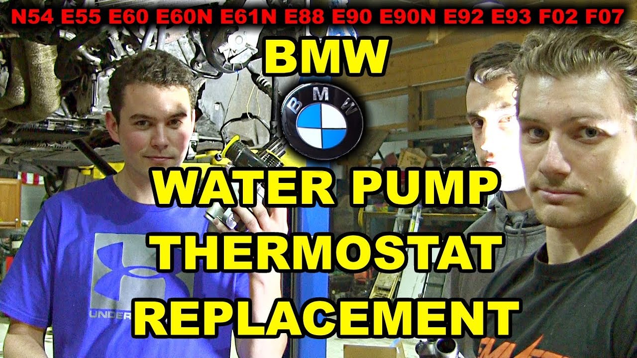 06 - 13 BMW Water Pump and Thermostat N54, E55, E60, E60N, E61N, E88, E90, E90N, E92, E93, F02, F07