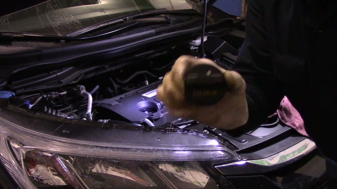 Как поменять масло в Honda CRV 2015 года