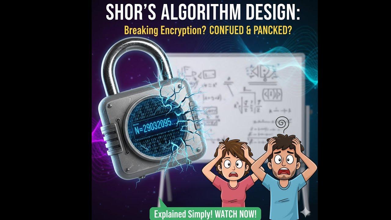 Shor&rsquo;s Algorithm Explained Simply | Quantum Computing Made Easy (With Example N = 15)