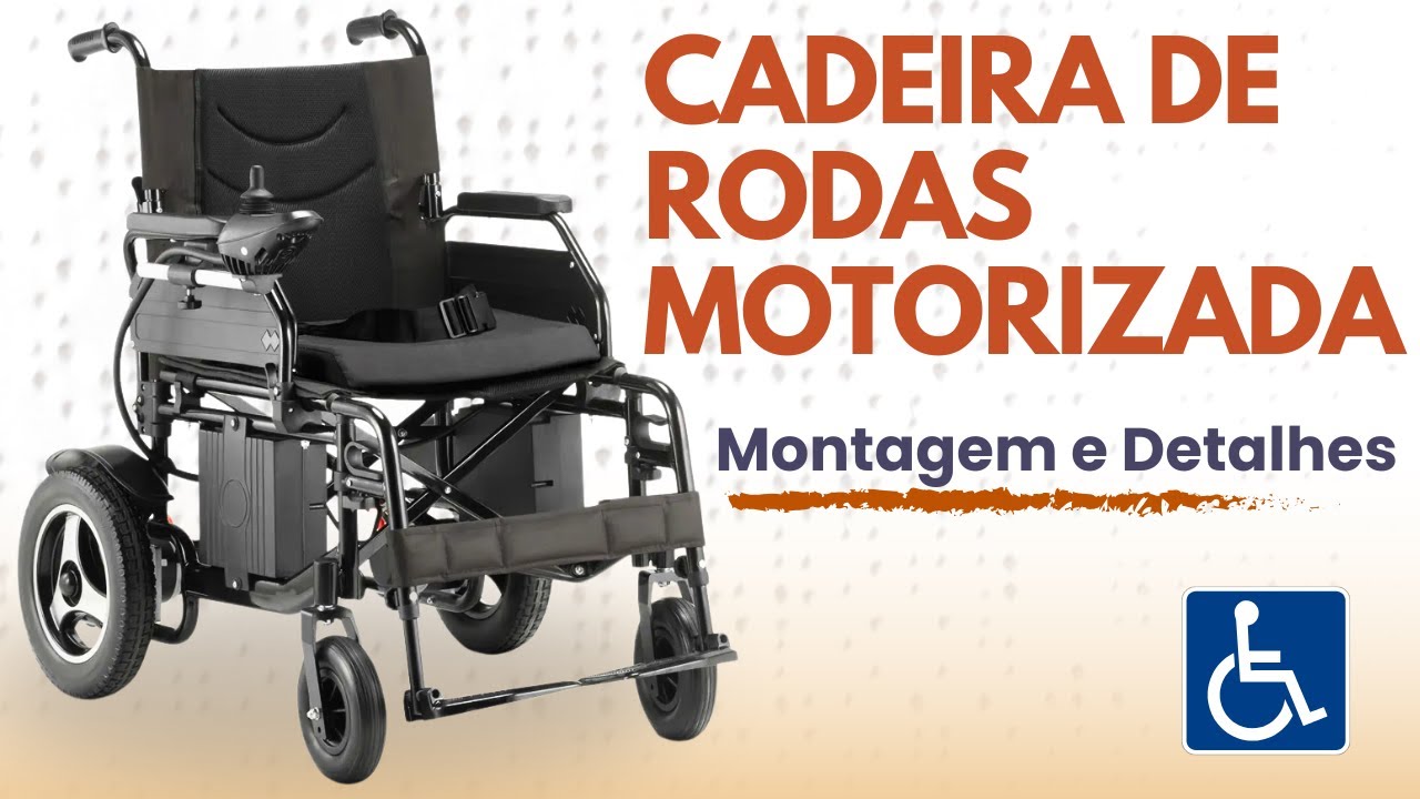 Como Montar a Cadeira de Rodas Motorizada Dobrável D800 Dellamed - Passo a Passo Fácil