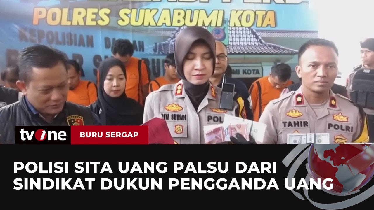 Polisi Amankan Para Pelaku dan Uang Palsu, Rantai Sindikat Gandakan Uang Terbuka | Buru Sergap tvOne