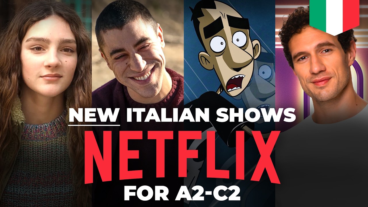 5 NEW Netflix Shows to Learn ITALIAN (A2-C2)