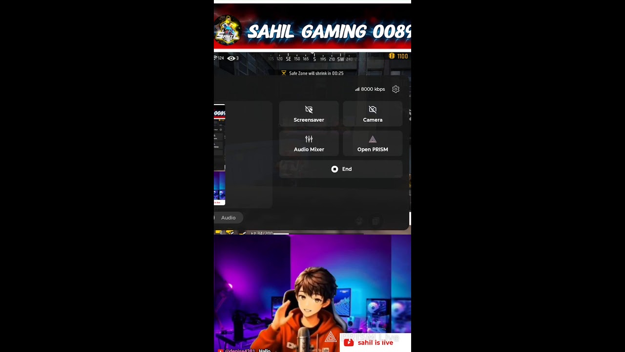 sahil Gaming is live
