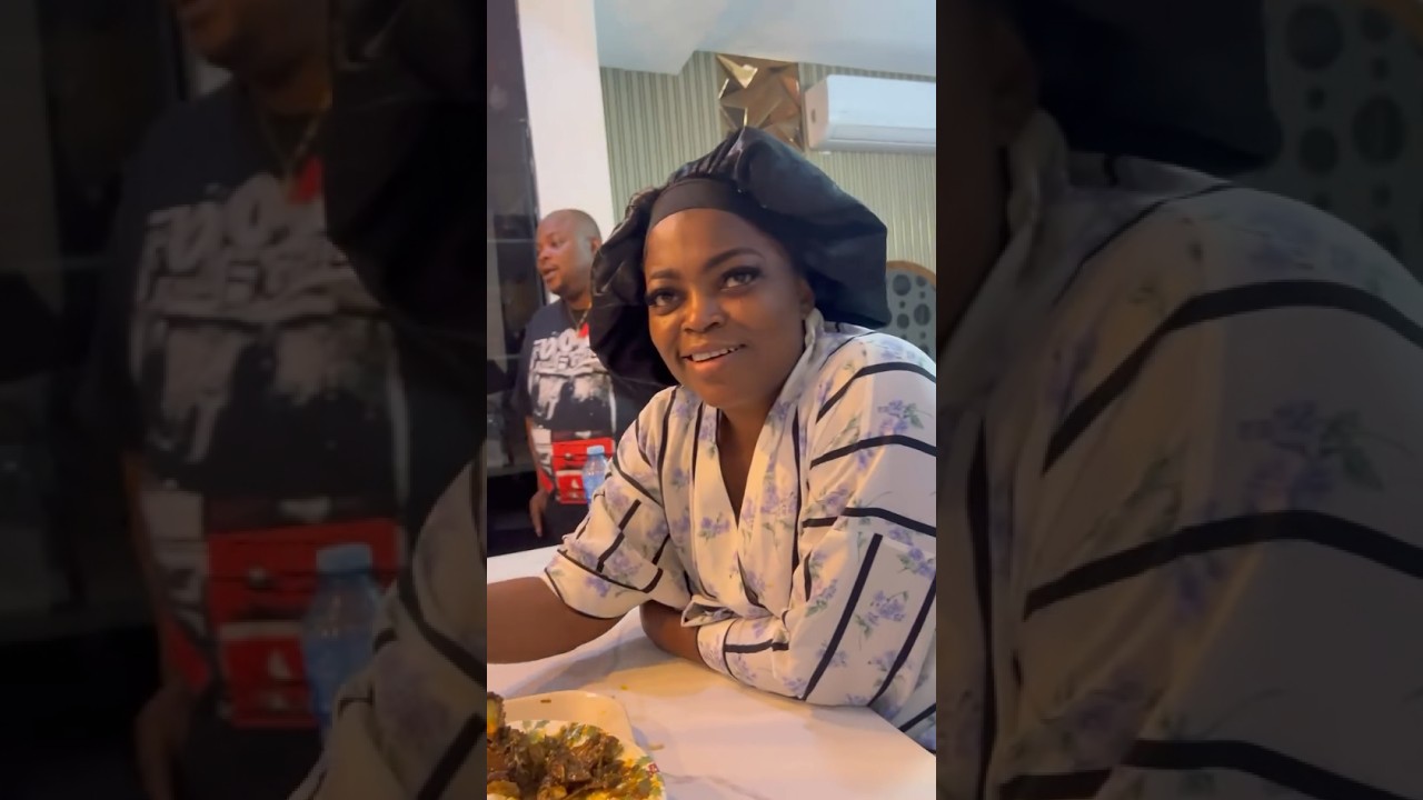 FUNKE AKINDELE ЕДИТ В ОДНОЙ ТАРЕЛКЕ С KAMO STATE И TOYO BABY У НЕЕ ДОМА #funkeakindele
