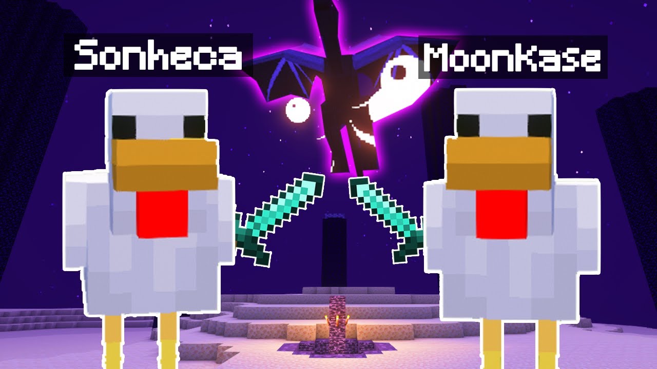 E foi assim que DUAS GALINHAS ZERARAM o Minecraft!