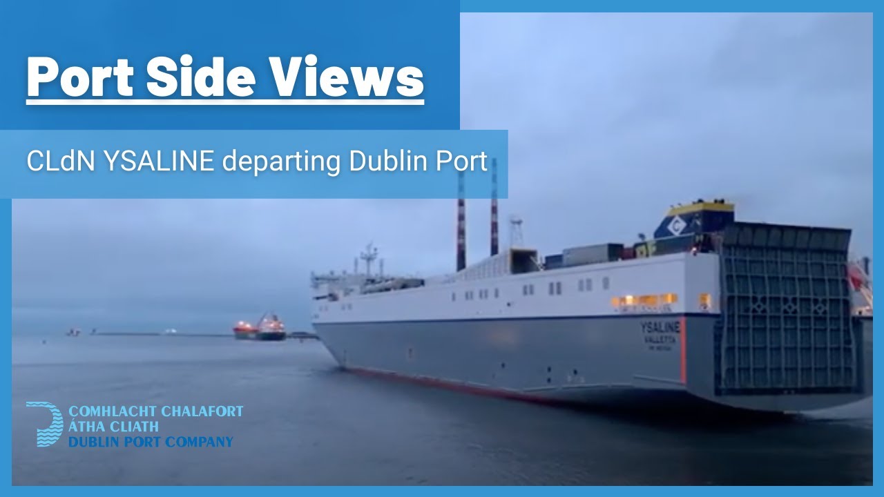 CLdN's YSALINE Departure from Dublin Port | December 2020