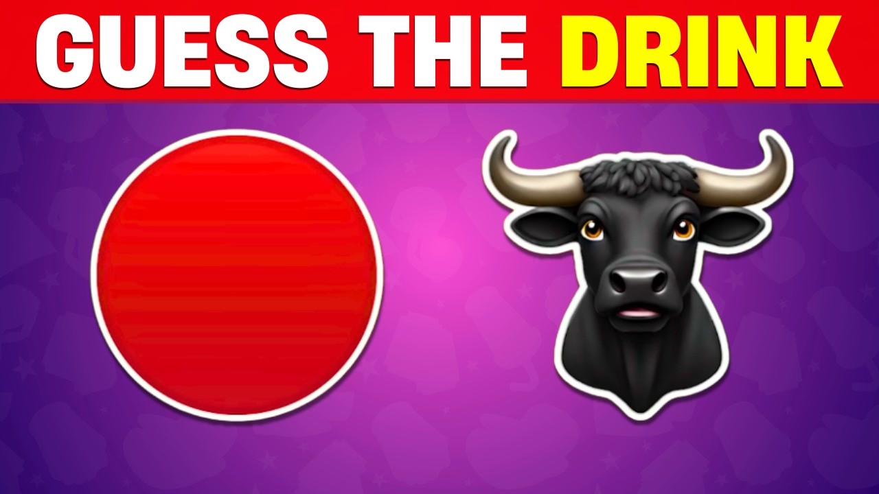 Guess The Drink By Emoji | Food Quiz Challenge 2026