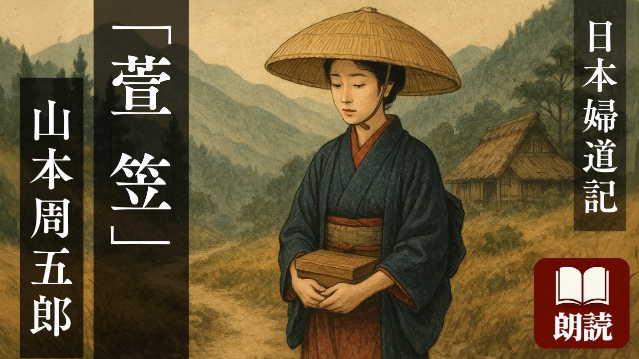 【朗読】山本周五郎『日本婦道記 萱笠』-偽りから真実へ一蓋の笠が結ぶ静かな愛の物語-