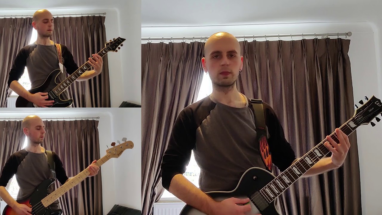 Rammstein - Asche zu Asche (guitar and bass cover)