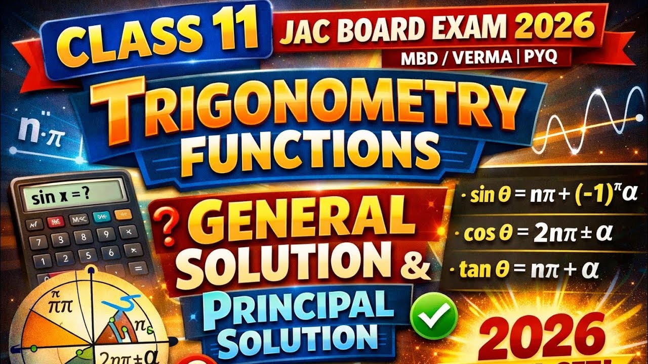 General solution and principal solution of trigonometry function full concept @DeepakMahtoMaths 