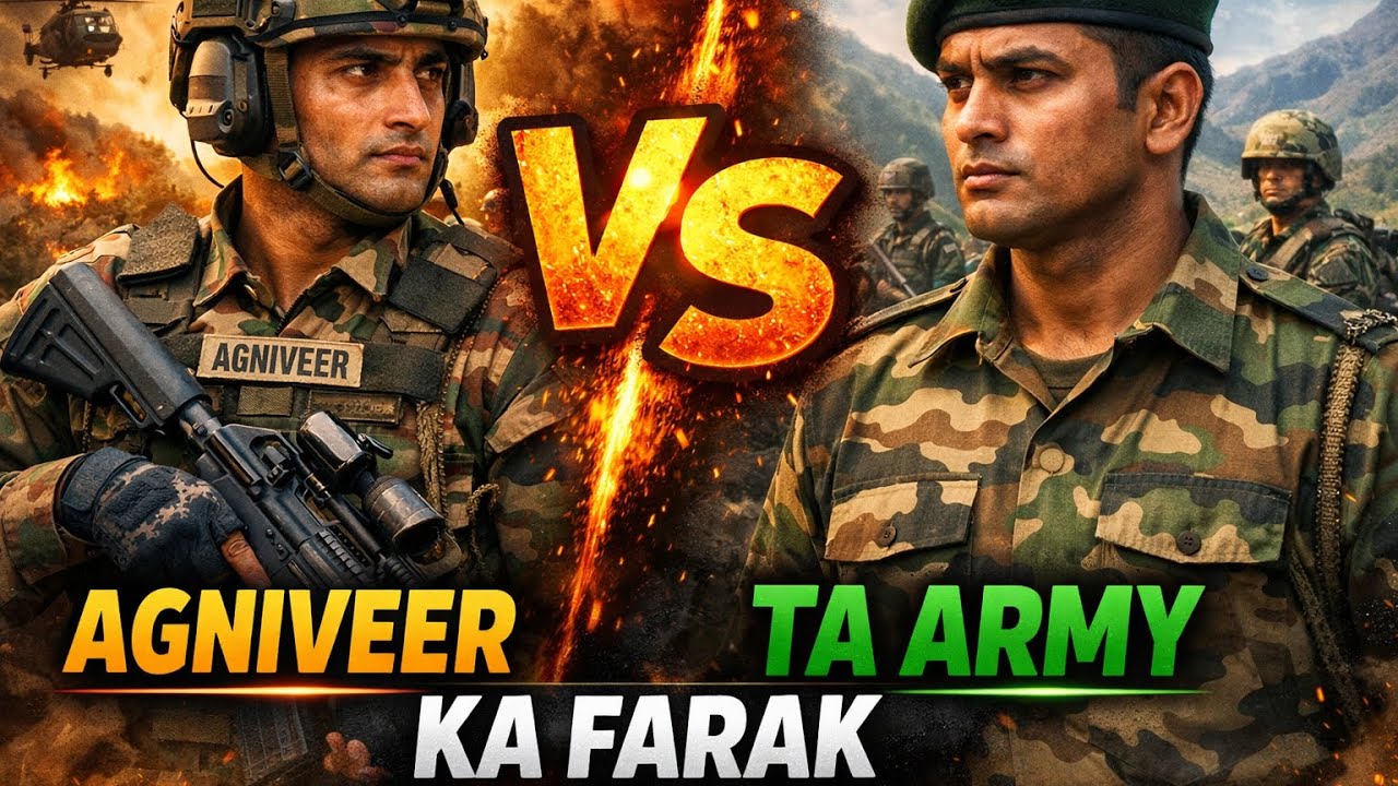 AGNIVEER  𝐕𝐒  TA ARMY | Kaun Sa Better Hai? | Full Comparison | Army Bharti 2026🇮🇳