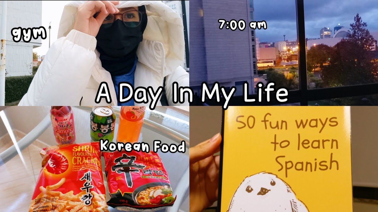 Vlog| A Day In My life 💙 Morning Routine 🌤 Korean Food🇰🇷 University 📚 يوم كامل في حياة أرمي