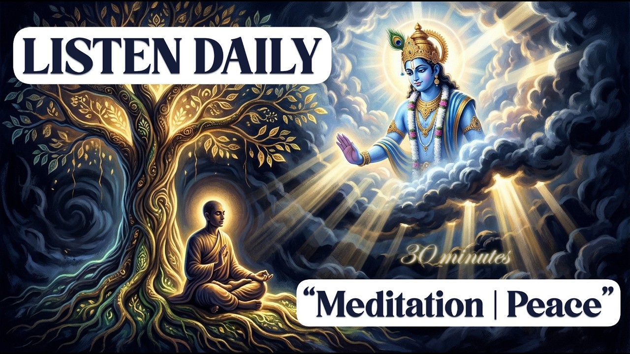 बस सुनते रहो… मन शांत हो जाएगा | Krishna Mantra 30 Minutes✨|