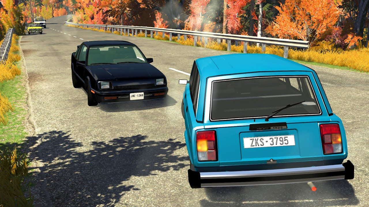 Lada Crash Compilation - BeamNG.Drive
