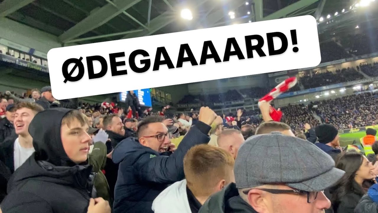 &Oslash;DEGAARD GOAL! Brighton 2-4 Arsenal (31/12/22)