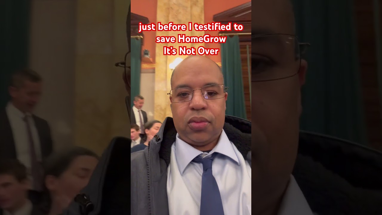 Just before I testified to save Home Grow #ohio #cannabisnews #cannabisnewsmedia