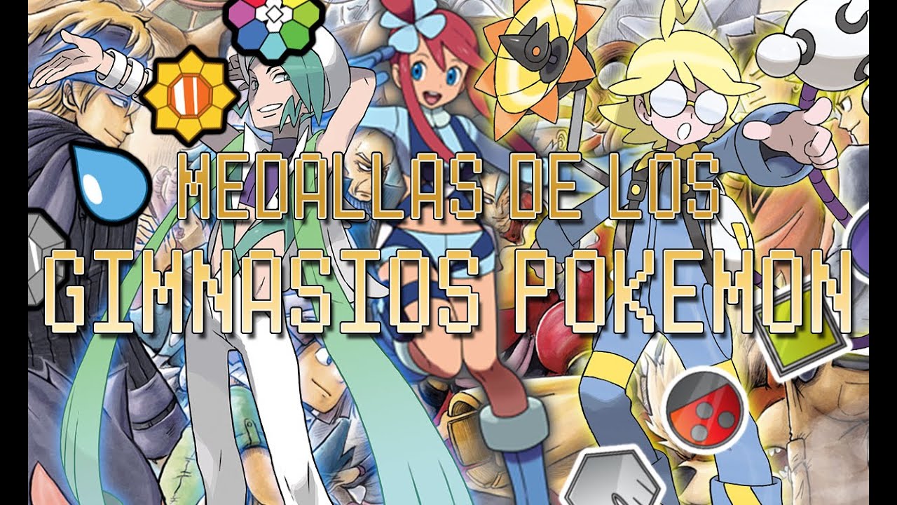 TODAS LAS MEDALLAS DE POKÉMON | 1-6 Generación