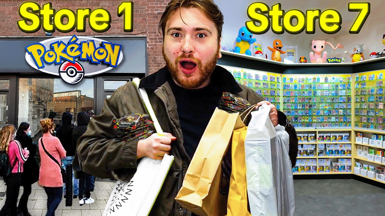 В день релиза я посетил как можно больше магазинов Pokemon...