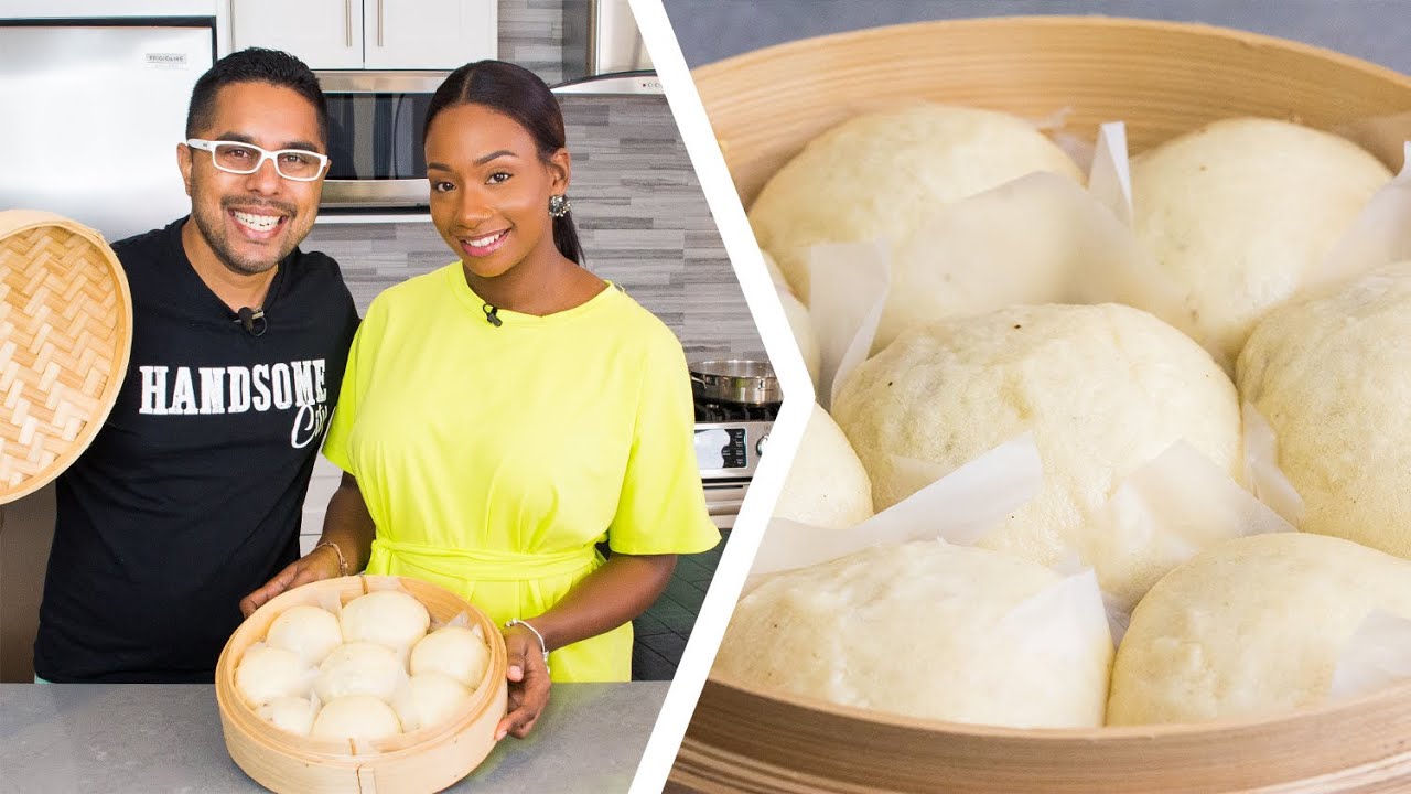 How To Make Trini Pork Pows/Chinese Steamed Buns | Foodie Nation