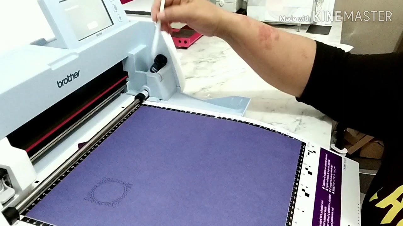 Cortando e desenhando na scanncut SDX 225