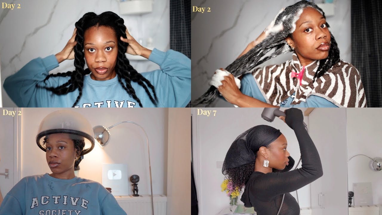 A REALISTIC WEEK IN MY NATURAL HAIR | DEALING WITH HEAT DAMAGE