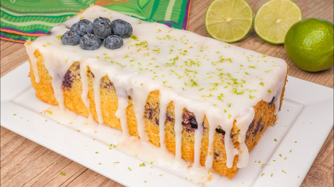 BOLO DE LIMÃO COM MIRTILOS BEM MOLHADINHO | Cook'n Enjoy 1481