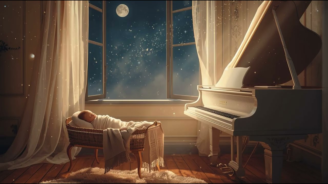 Brahms Inspired Baby Lullaby 🌙 Gentle Classical Instrumental for Deep Sleep | Soothing Bedtime Music