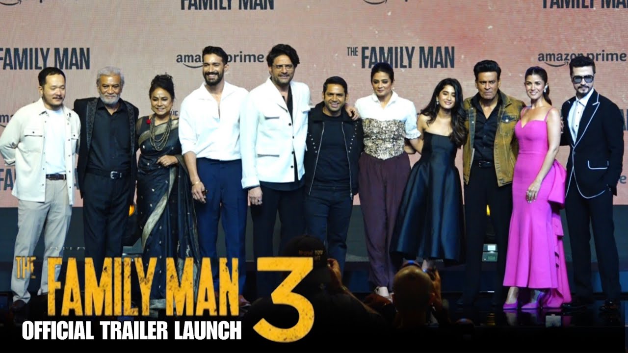 UNCUT | The Family Man Season 3 | Official Trailer Launch | Manoj,Jaideep,Nimrat,Priyamani,Sharib