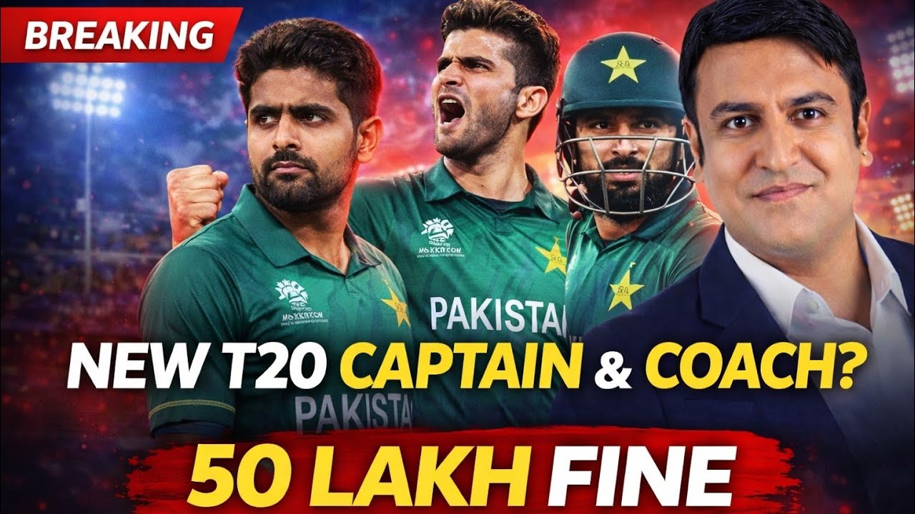 Breaking: New T20 Captain? | Future of Hesson? | 50 Lakh fine Story but where is PCB Press Release?