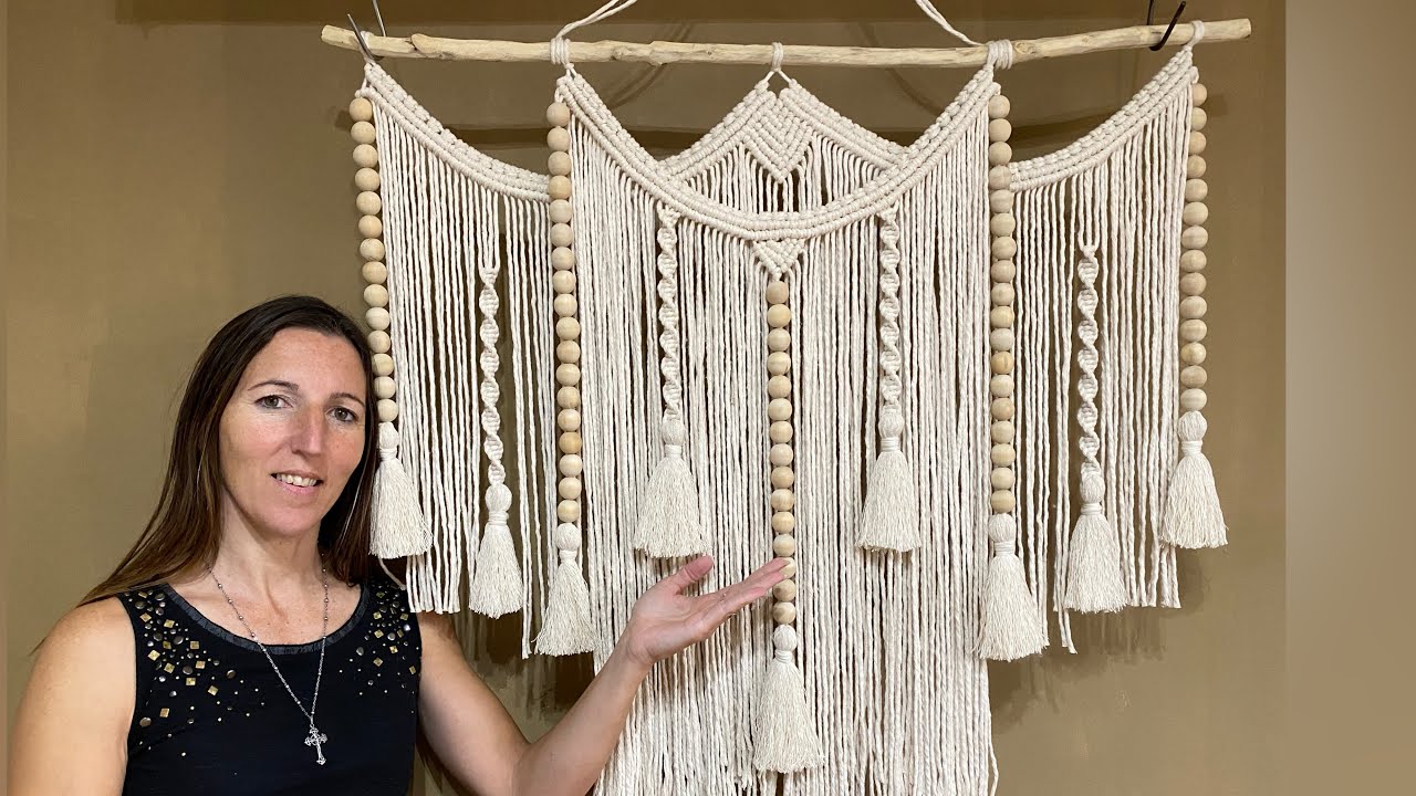 Простой урок по плетению макраме. Пошаговые инструкции по изготовлению макраме-гобелена.