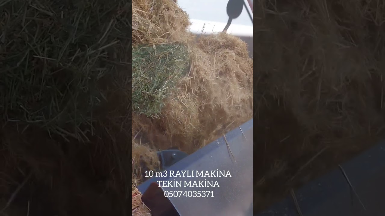 RAYLI YEM KARMA MAKİNESİ 10 M3 (TEKİN MAKİNA)