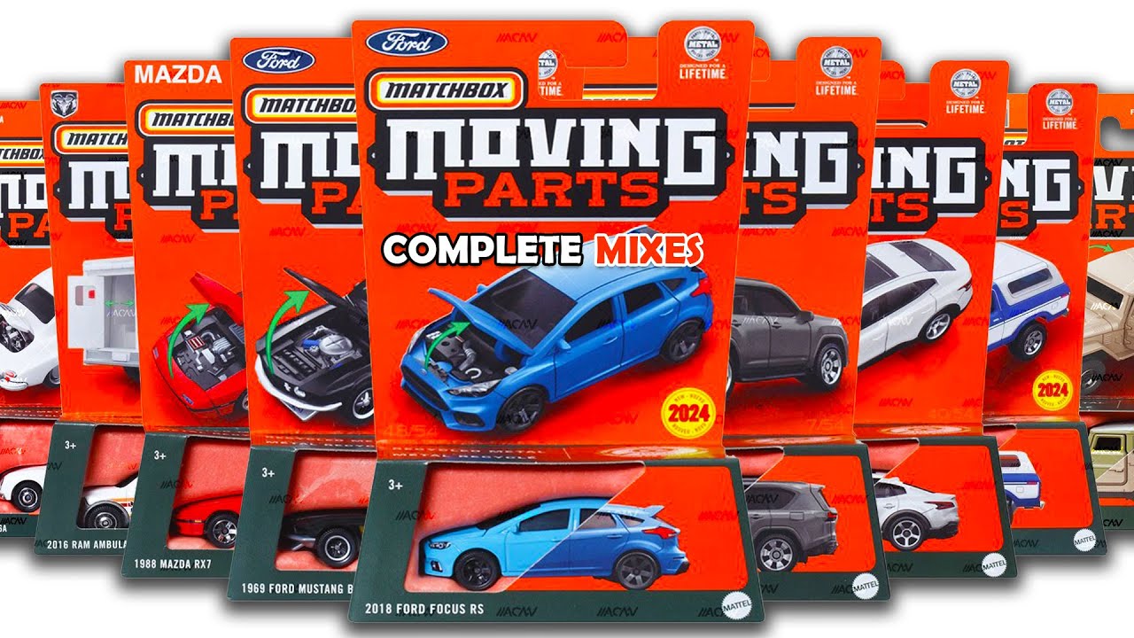 Preview - 2024 Matchbox Moving Parts Complete Mixes, Basics, Premiums, Collectors & More.
