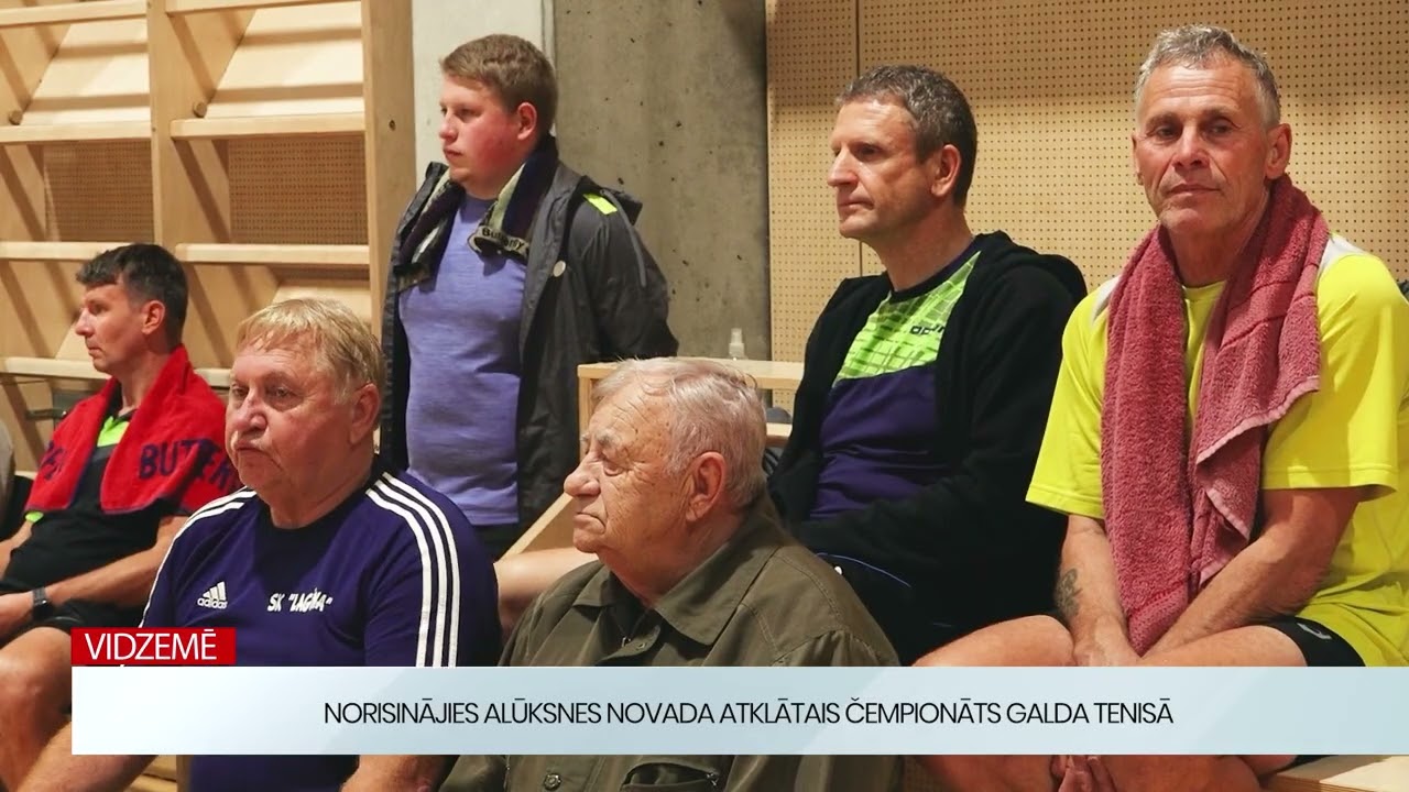 Aizvadīts Alūksnes novada atklātais čempionāts galda tenisā