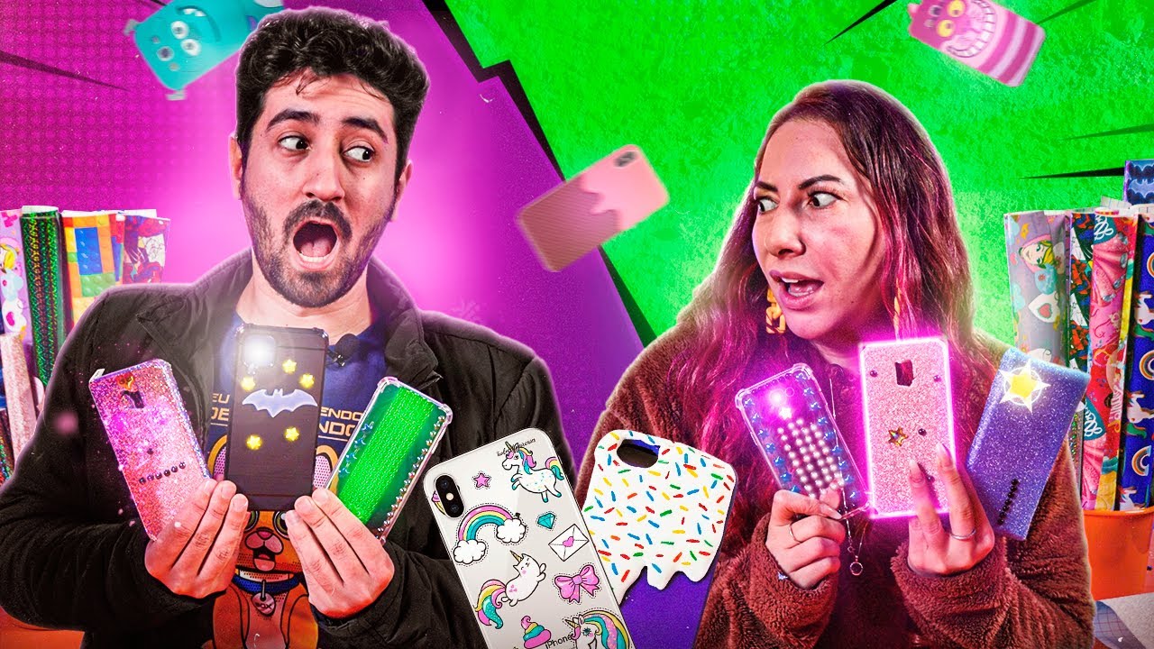 QUEM FEZ AS MELHORES CAPINHAS DE CELULAR | Gabriel e Shirley 2.0