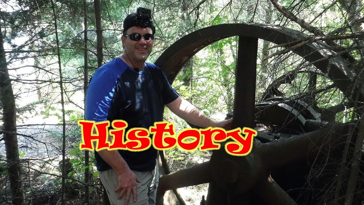 Discovering Logging remains and machinery on White Otter Lake Northwestern Ontario