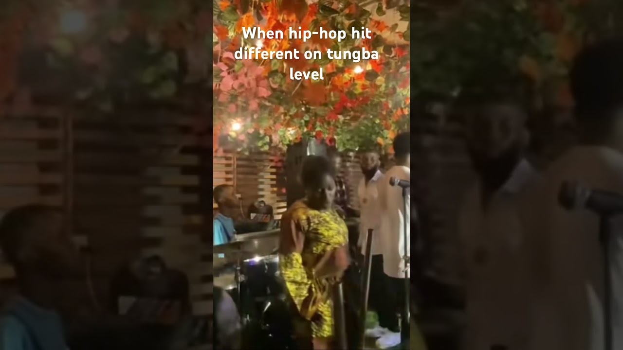 When hip-hop hit different on tungba level