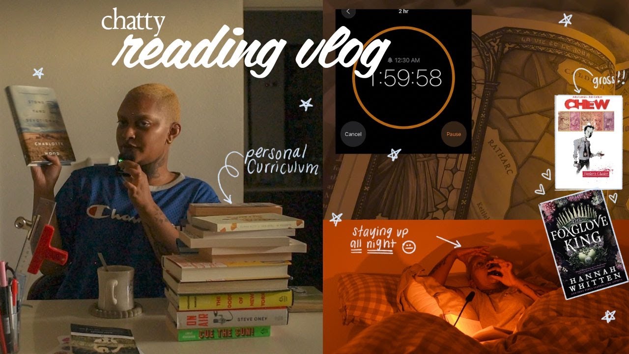 cannibals 🥩, my personal curriculum, and death magic ☠️✨ | chatty reading vlog