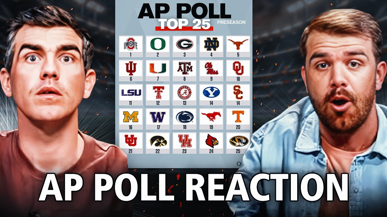 College Football AP POLL REACTION | Josh Pate SURPRISE GUEST