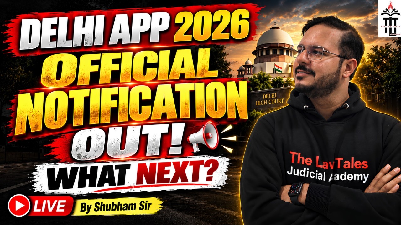DELHI APP 2026 | Official Notification is Out | What Next? LIVE By Shubham Sir