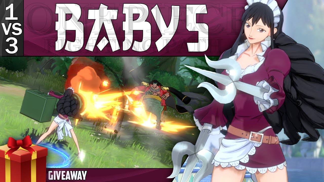 "USELESS"😭BABY 5 -🎁BATTLE PASS GIVEAWAY🎁- 1VS3 I One Piece Fighting Path