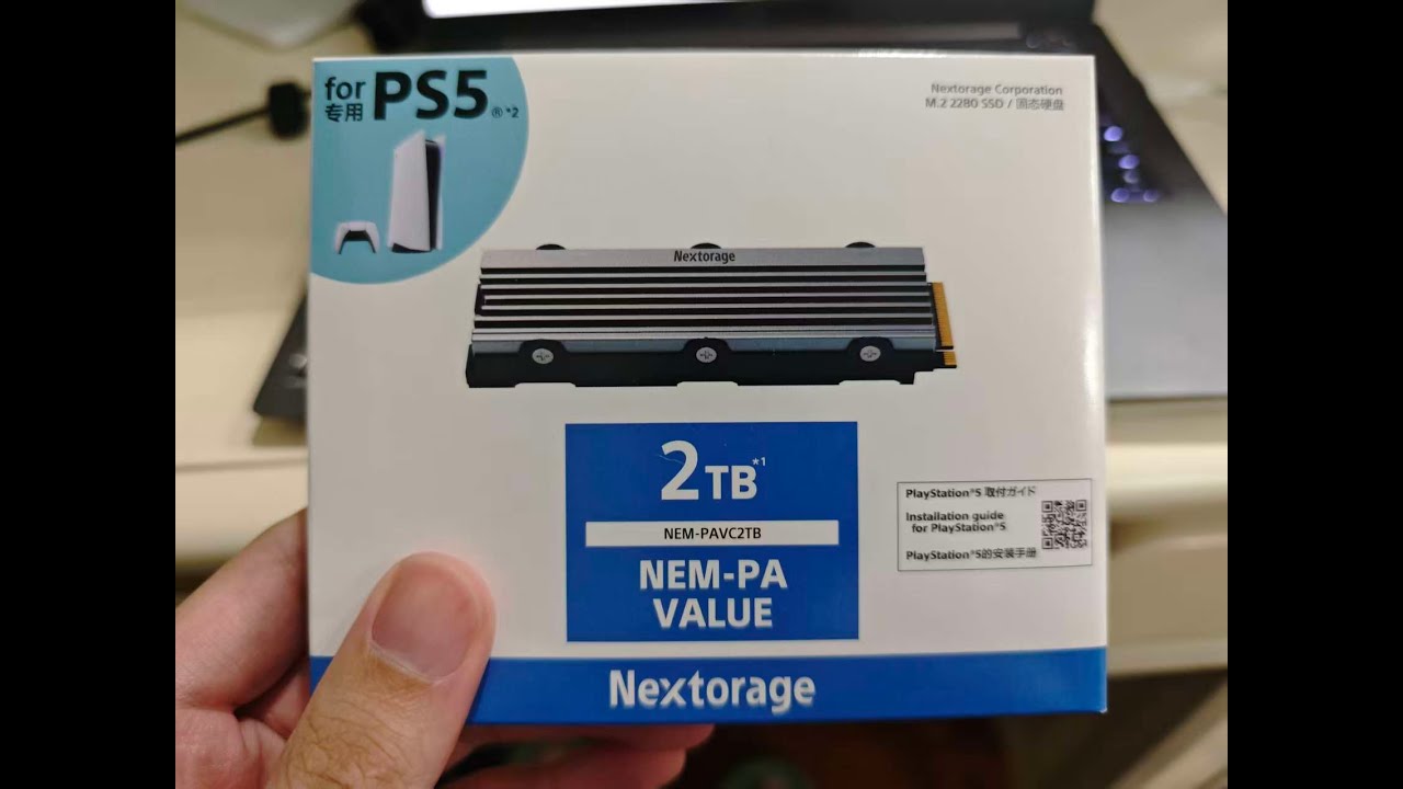 PS5专用Nextorage牌固态硬盘开箱+加装固态教学