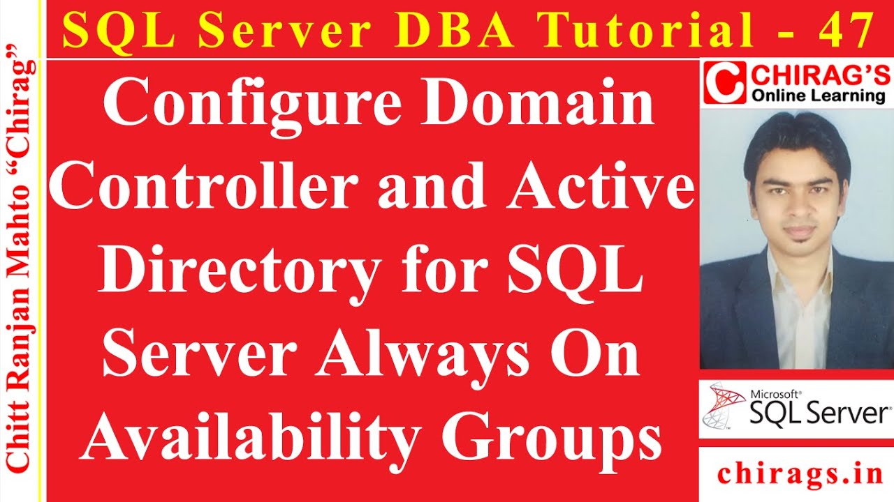 SQL Server DBA Tutorial 47 - SQL Server 2022 Database Cluster configuration Part 1/3