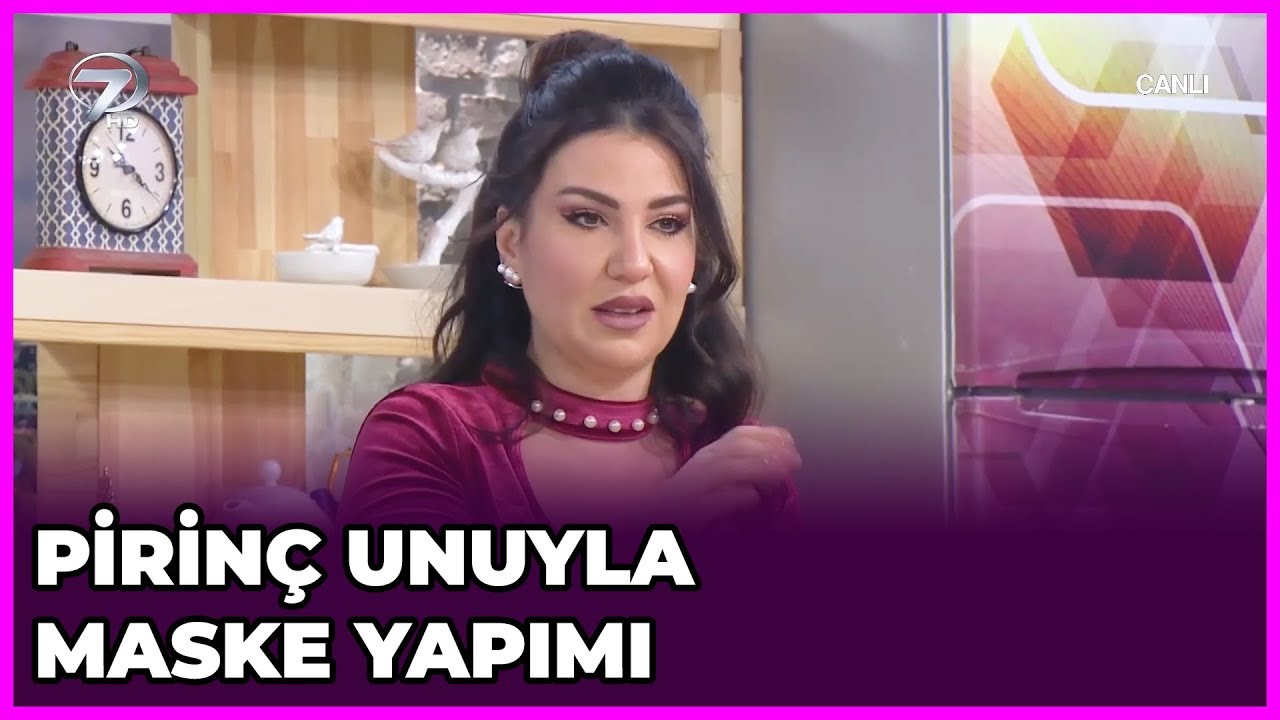 Pirinç Unuyla Cilt Güzelleştirici Maske Nasıl Yapılır? | Dr  Feridun Kunak Show | 28 Ocak 2019