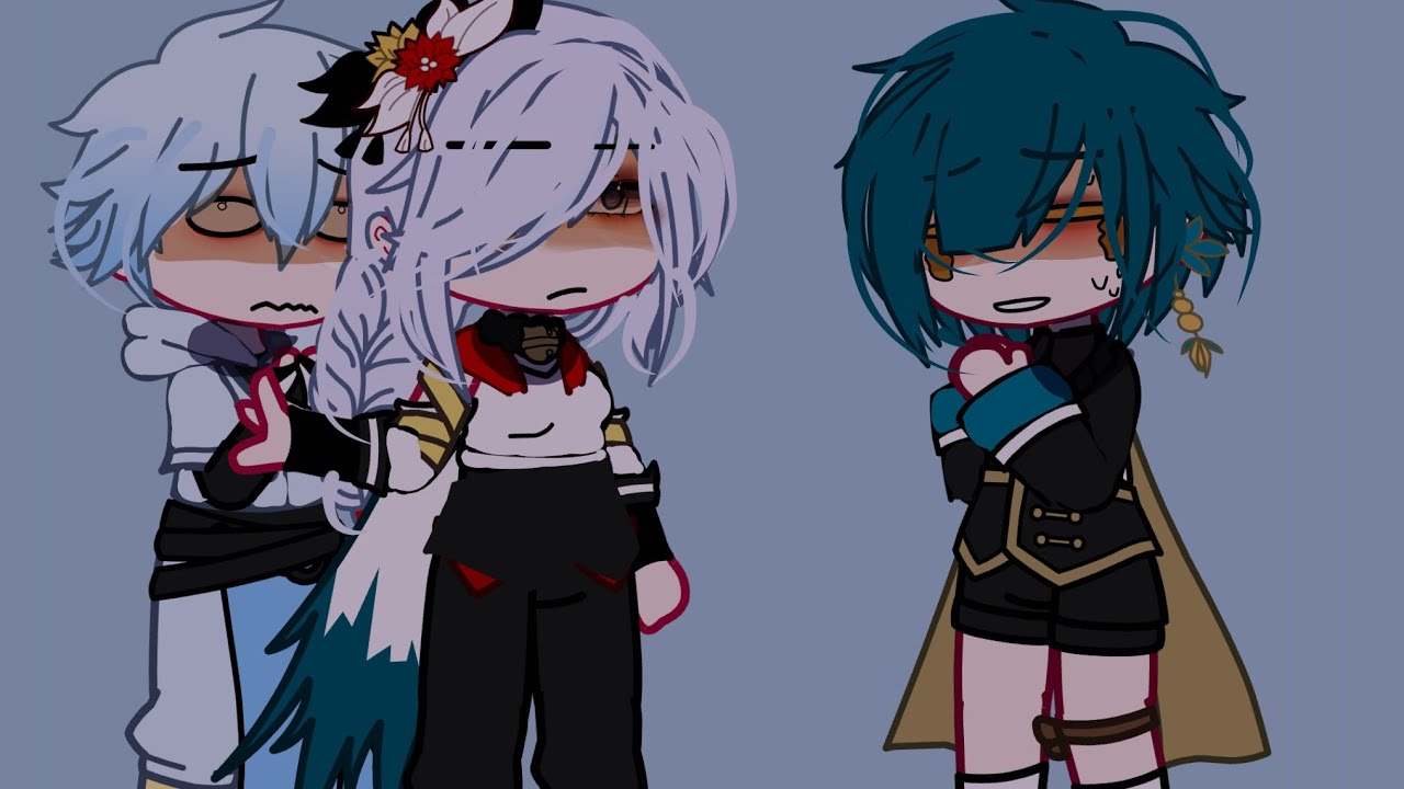 Chongyun meets shenhe || Ib: Hxtsukii_