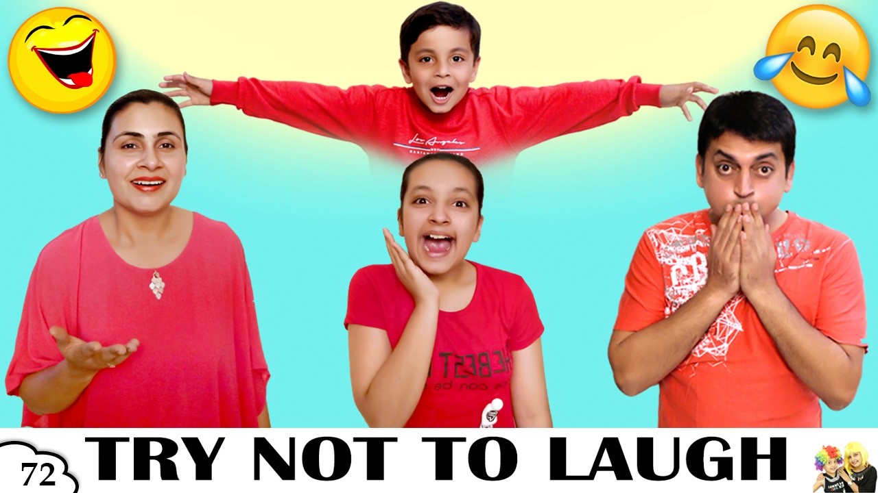 TRY NOT TO LAUGH CHALLENGE | Funny Family Video | Joke Challenge | Ep 72 Aayu and Pihu Show